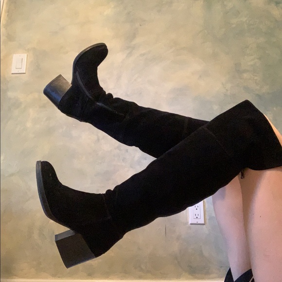 Steve Madden Shoes - Black Steve Madden Over the Knee Boots